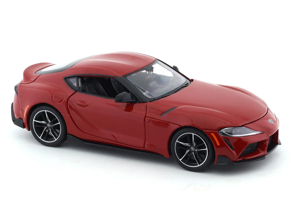 MAISTO TOYOTA GR SUPRA DIECAST MODEL (RED) 1/24 SCALE 52917R