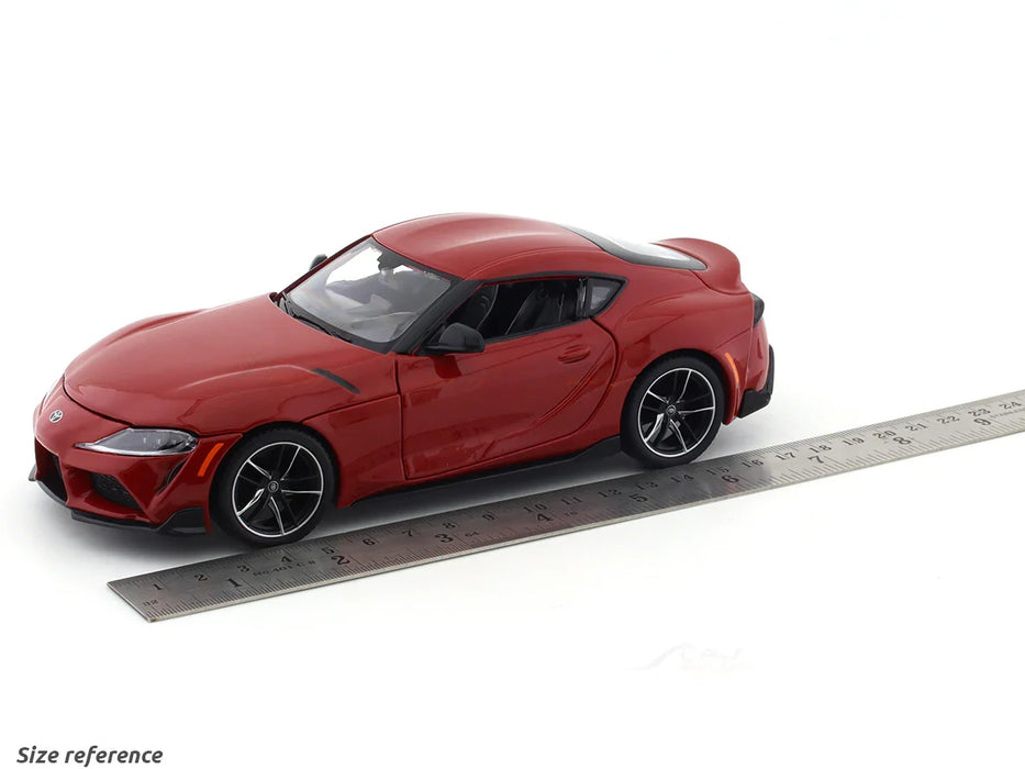 MAISTO TOYOTA GR SUPRA DIECAST MODEL (RED) 1/24 SCALE 52917R