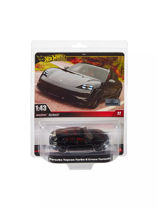 HOT WHEELS 1:43  PORSCHE TAYCAN TURBO S CROSS TURISMO REAL RIDERS (9C9E)