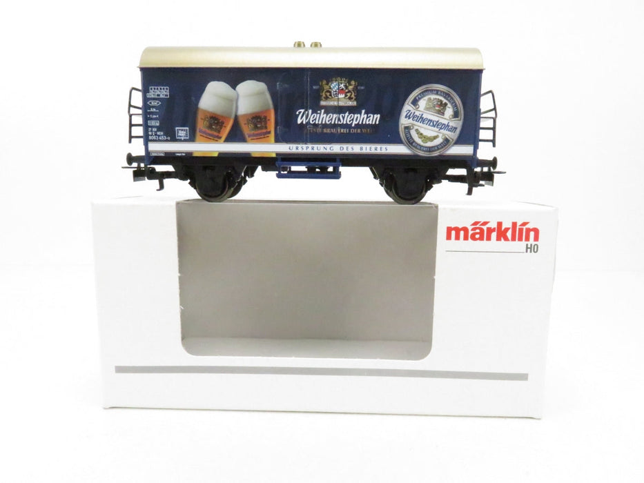 MARKLIN H0 44209 1:87 Scale Beer Car “Weihenstephan” – Detailed Model Freight Car