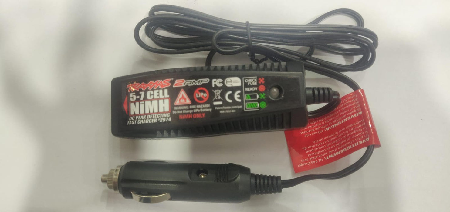 TRAXXAS 2 AMP DC BATTERY CHARGER (5-7 CELL NIMH) (PART # 2974)
