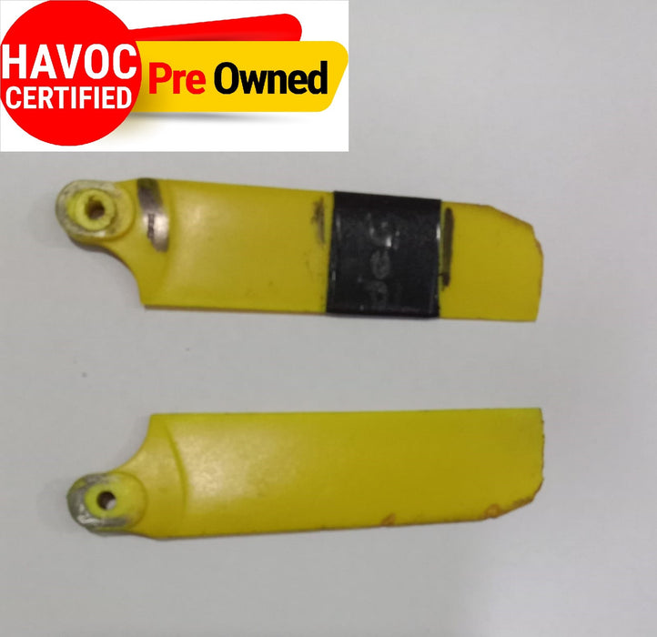 TAIL BLADE FOR 500 HELI 70 MM 2 BLADE (PAIR) (QUALITY PRE OWNED)