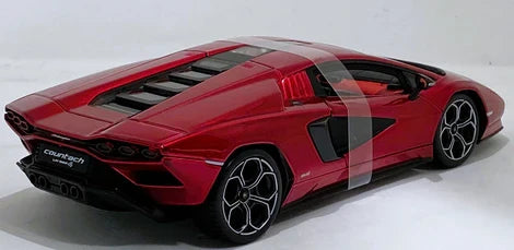 BBURAGO LAMBORGHINI COUNTACH LPI 800-4 RED 1/24 DIE CAST MODEL 18-91102