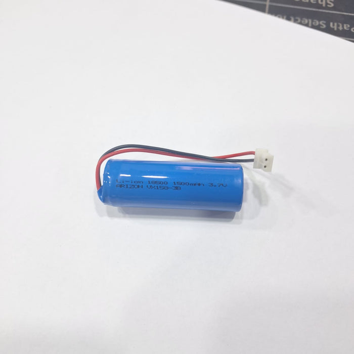 3.7V 1500MAH 18500 LI-ION BATTERY (WITH WIRE)