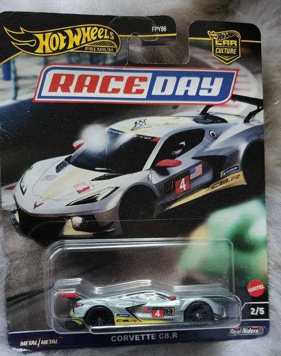 HOT WHEELS RACE DAY CORVETTE C8.R CAR CULTURE (9C1D)