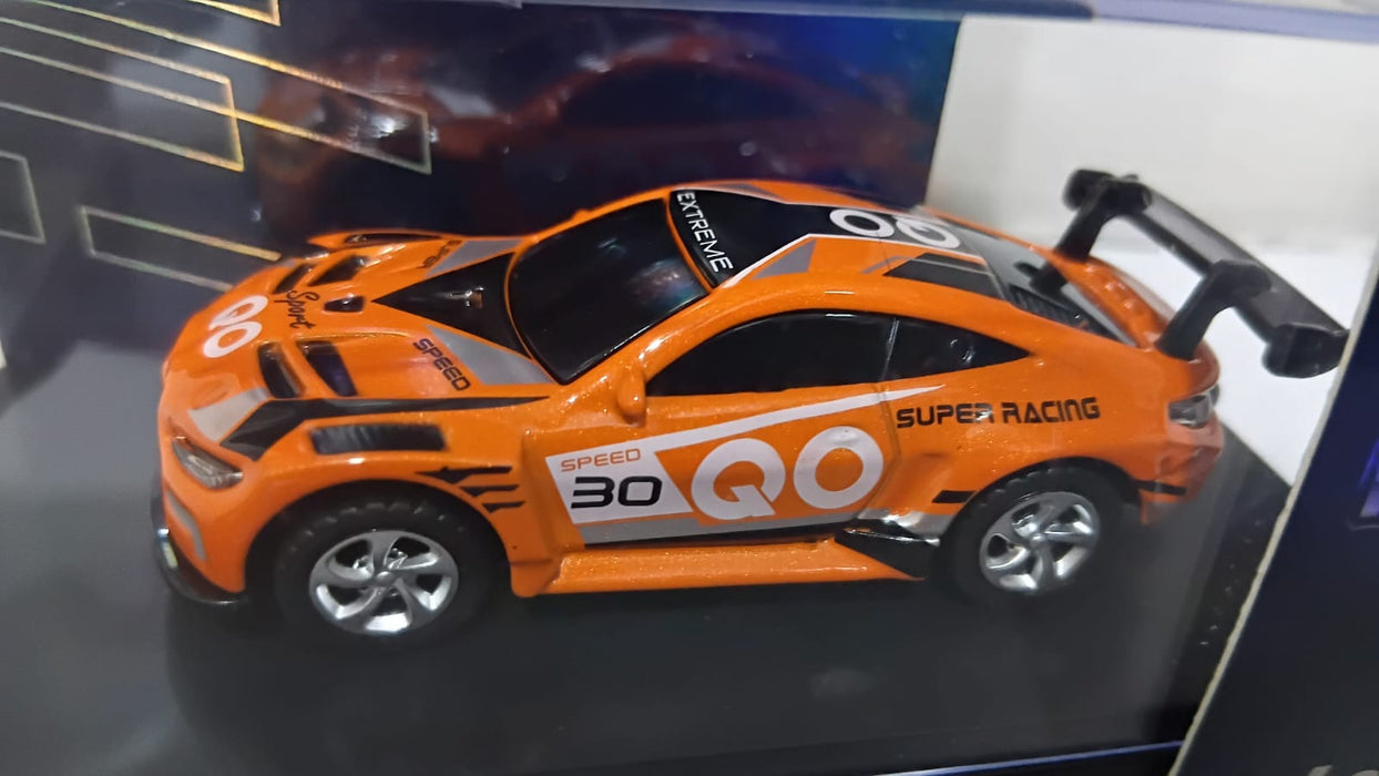 MINI RC CAR SMALL POCKET (SUPER RACING QO 30) 1:64 SCALE MODEL HG4-107