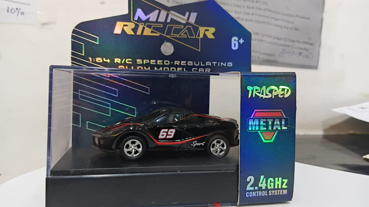 MINI RC CAR SMALL POCKET (SPORT 179 POWER) 1:64 SCALE MODEL HG4-106