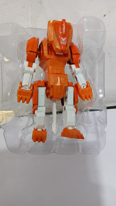 DIE CAST TRANSFORMING ROBOT TOYS DUAL ALLOY DEFORM METALBOY WITH LION KING VS HUMAN FORM