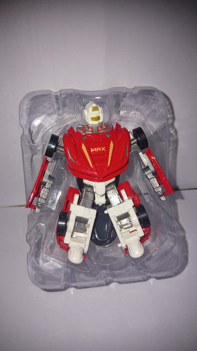 DIE CAST TRANSFORMING ROBOT TOYS DUAL ALLOY DEFORM METALBOY WITH FLAME VS FLAME IRON