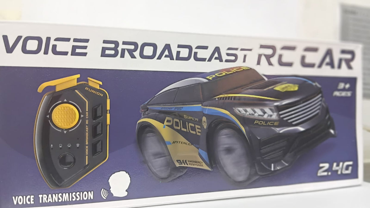 VOICE BROADCAST RC POLICE CAR MODEL NO:R-257S