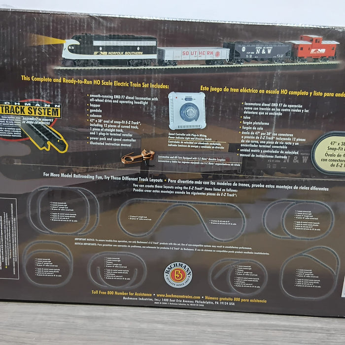 BACHMANN THOROUGHBRED&nbsp;HO SCALE READY-TO-RUN ELECTRIC STARTER / FREIGHT SET TRAIN&nbsp;SET-00691
