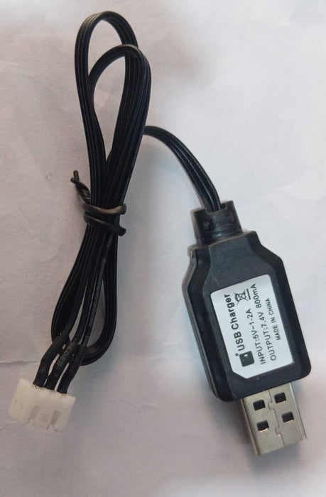 USB CHARGER INPUT 5V~1-2A OUTPUT 7.4V 800MA