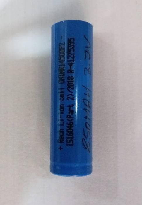 LI-ION CELL 3.7V 14500 850MAH RECHARGEABLE BATTERY