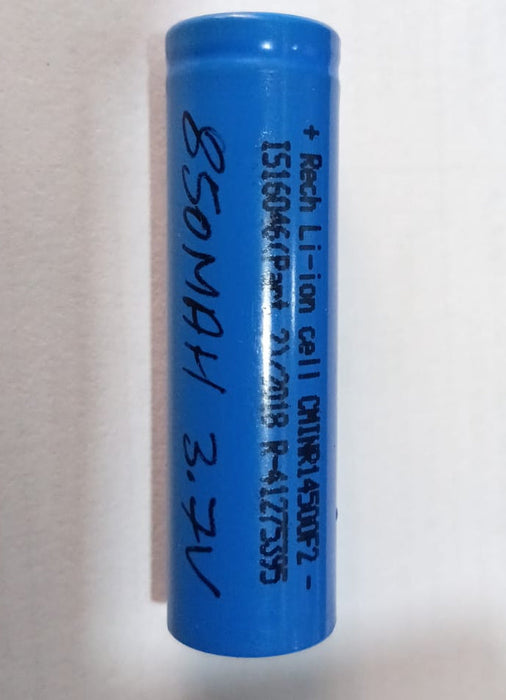 LI-ION CELL 3.7V 14500 850MAH RECHARGEABLE BATTERY