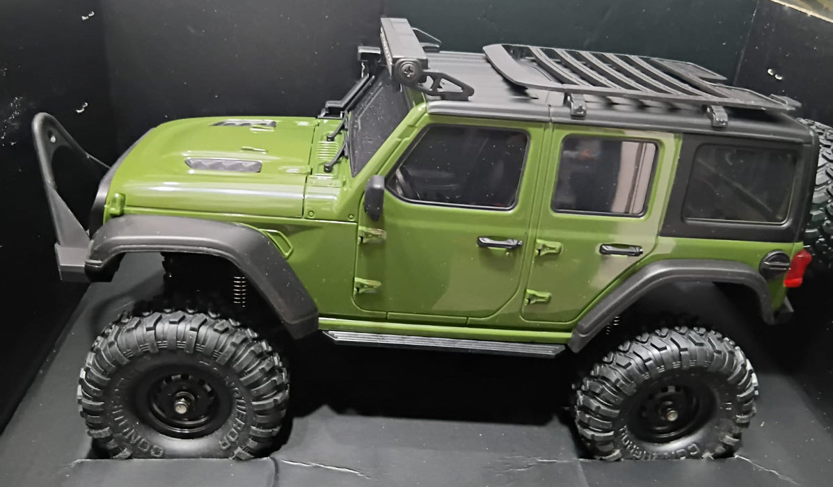 APEX RACING RALLY HB-R1605 1:16 2.4G 4WD IPX4 WATER PROOF RTR R/C CAR GREEN COLOR