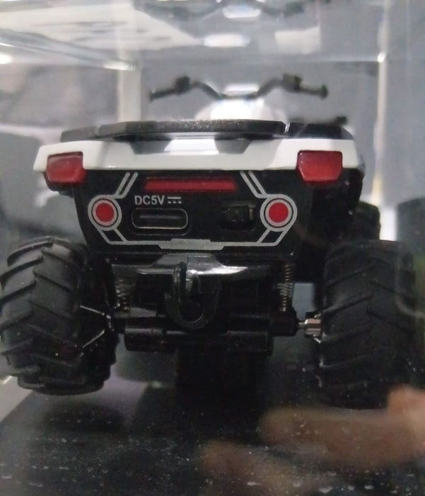 MINI RC CAR SMALL POCKET 1:64 SPEED REGULATING ALLOY MODEL HG4-426 WHITE
