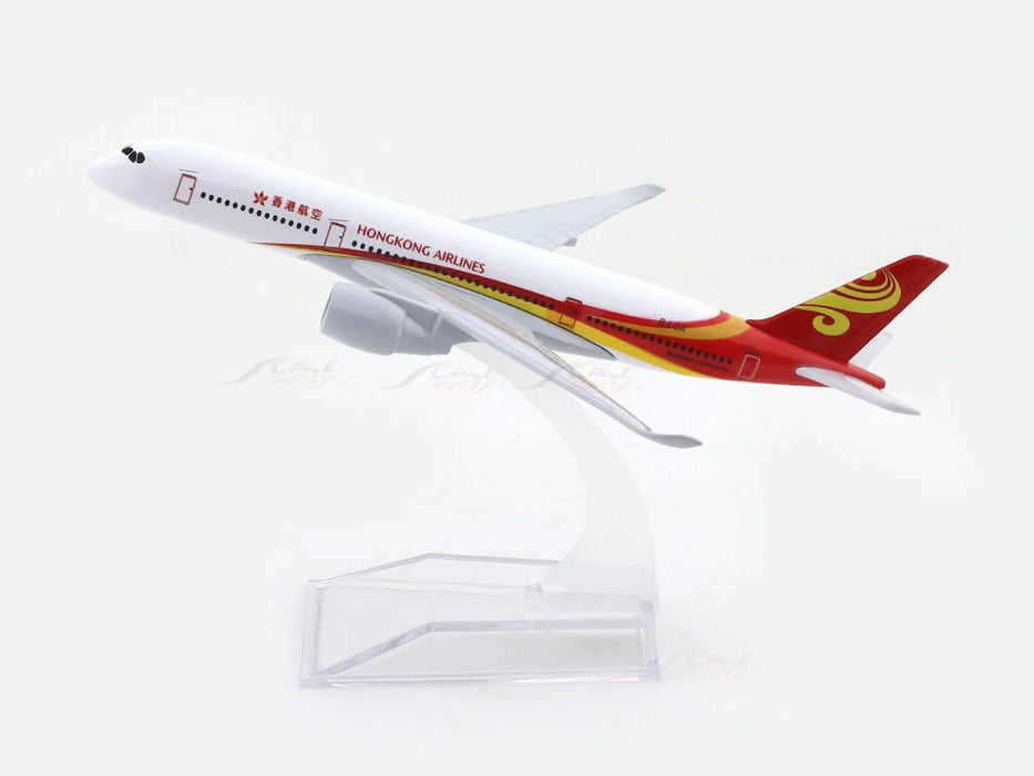 AIRPLANE DIECAST HONGKONG AIRLINES A380 16CM