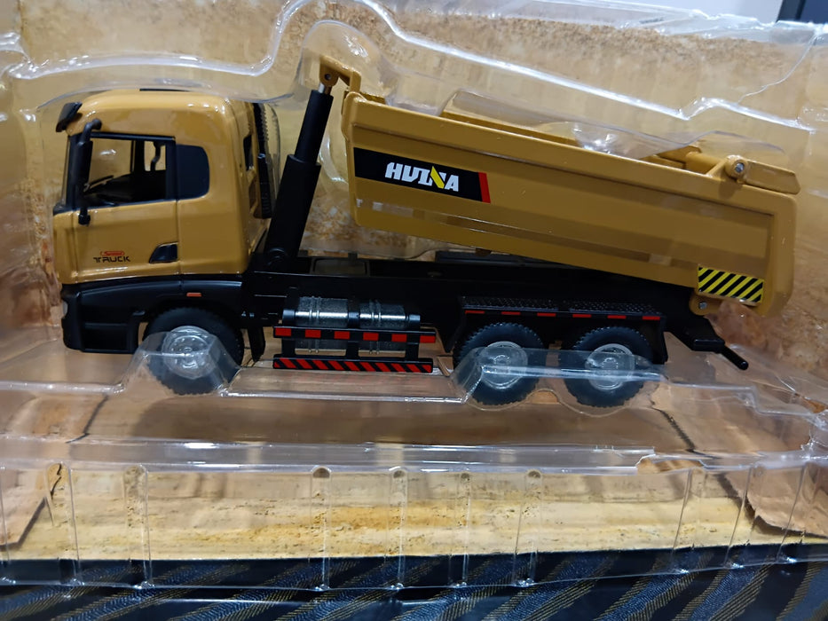 HUINA 1718 1/50 SCALE DIE-CAST METAL DUMP TRUCK