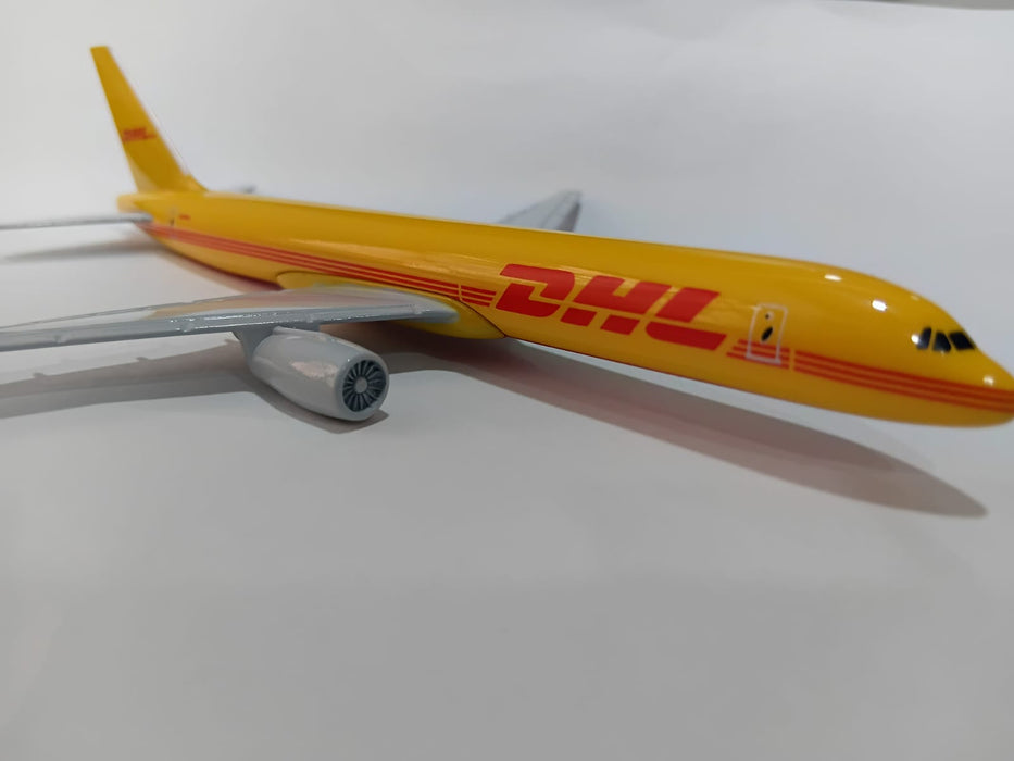 AIRPLANE METAL DIECAST DHL G-BIKM A380 16CM