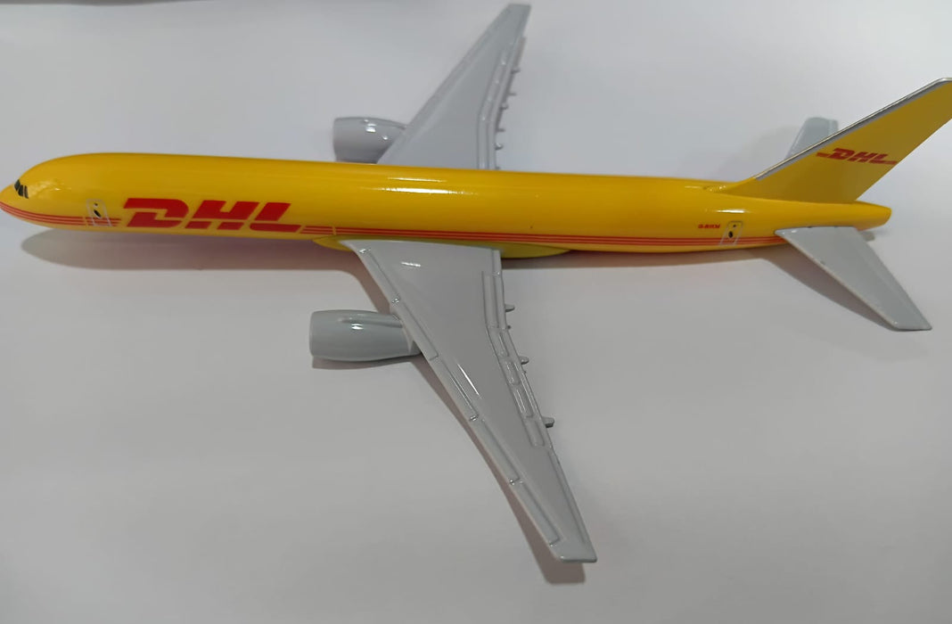 AIRPLANE METAL DIECAST DHL G-BIKM A380 16CM
