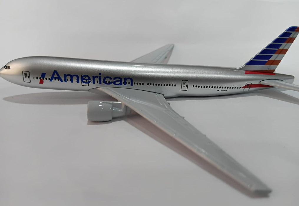 AIRPLANE METAL DIECAST AMERICAN N755AN A380 16CM