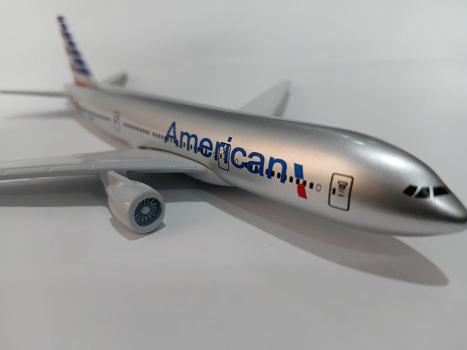 AIRPLANE METAL DIECAST AMERICAN N755AN A380 16CM