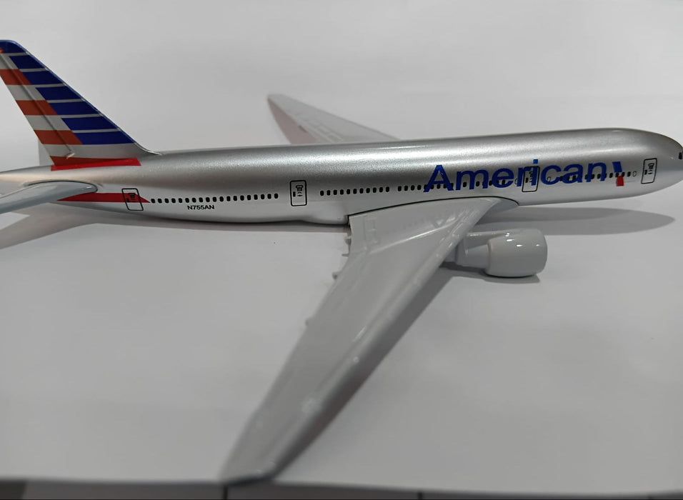 AIRPLANE METAL DIECAST AMERICAN N755AN A380 16CM