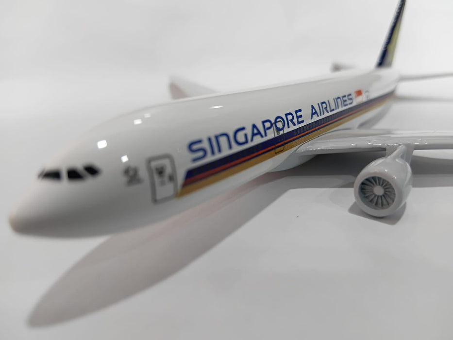AIPLANE DIECAST SINGAPORE AIRLINE 9V-SWY 16CM