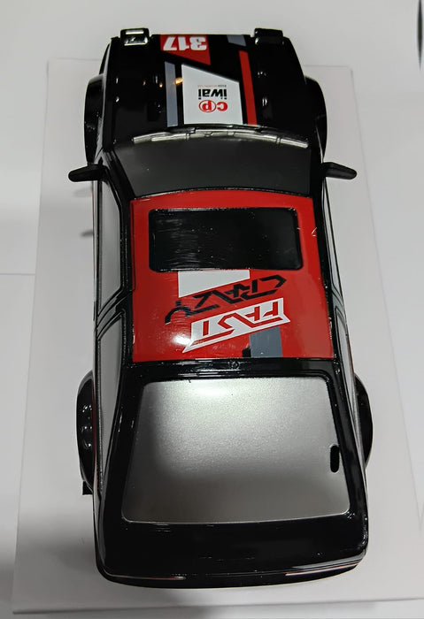 RACING RALLY SC24A07-1 1/24 2.4GHZ 4WD R/C DRIFT CAR RED BLACK
