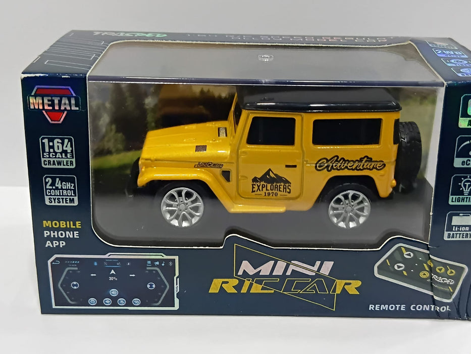 MINI RC CAR SMALL POCKET 1:64 (ADVENTURE EXPLORERS 1970) MODEL HG4-220
