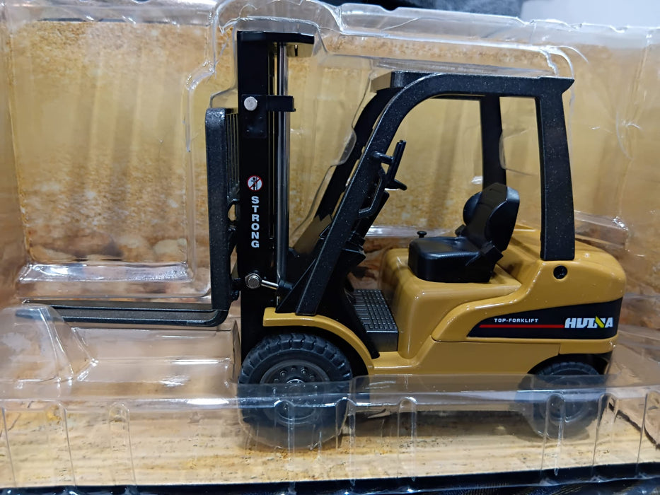HUINA 1717 1/50 SCALE DIE-CAST METAL FORKLIFT