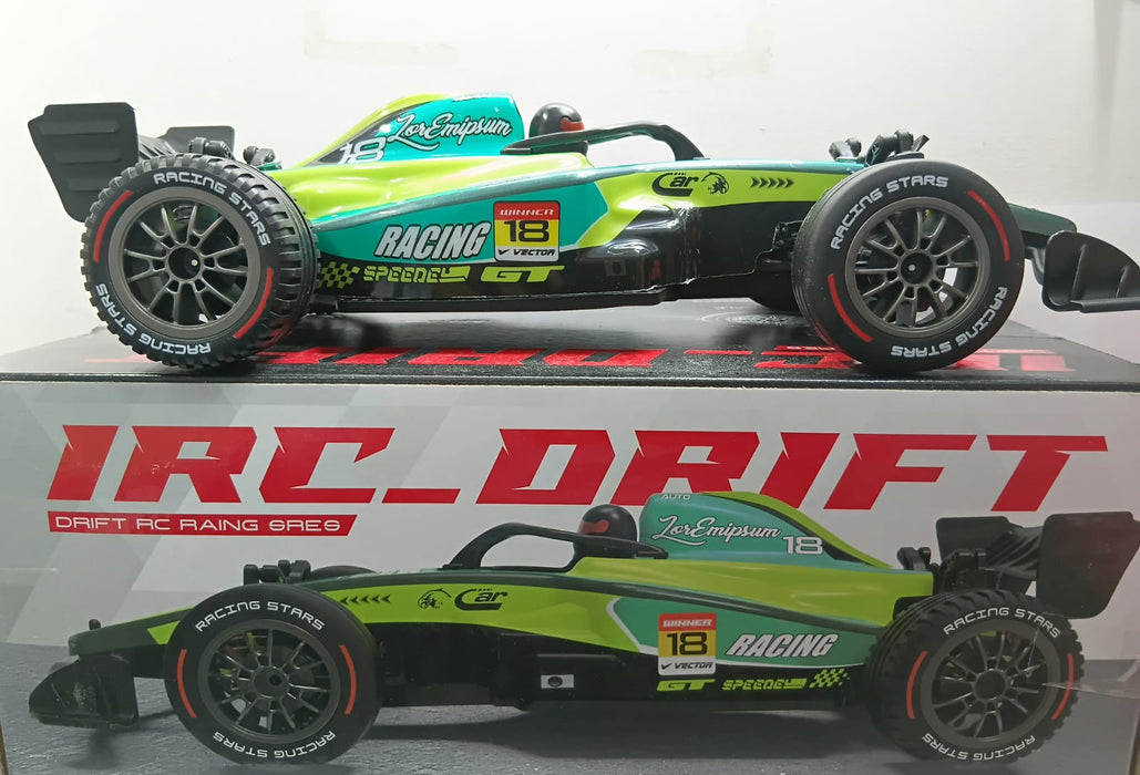 IRC-DRIFT 9009E 1:14 2.4GHZ 4WD 40KM/H DRIFT R/C CAR GREEN COLOR