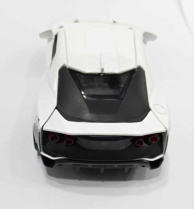 NISSAN GT-R50 D21012 1/32 ALLOY CAR DIECAST MODEL WHITE COLOR