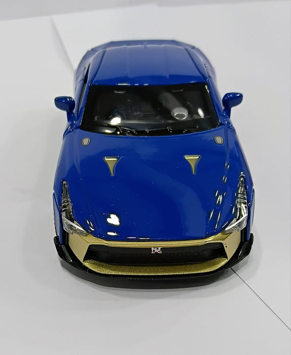 NISSAN GT-R50 D21012 1/32 ALLOY CAR DIECAST MODEL BLUE COLOR