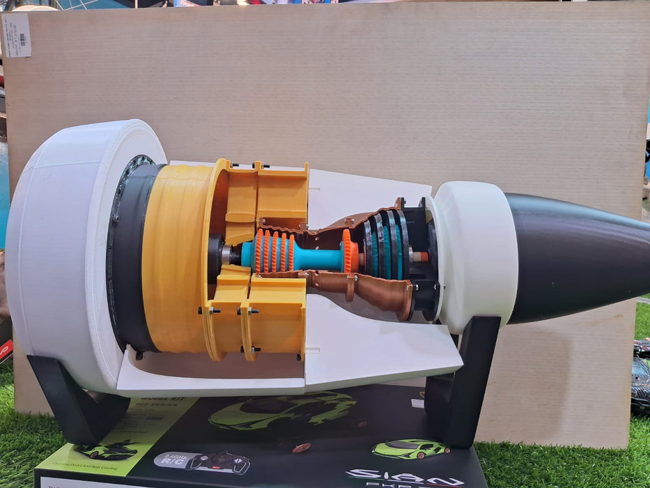3D PRINTED AIRBUS A320 JET ENGINE PW-1000G (27" L * 12" DIA)