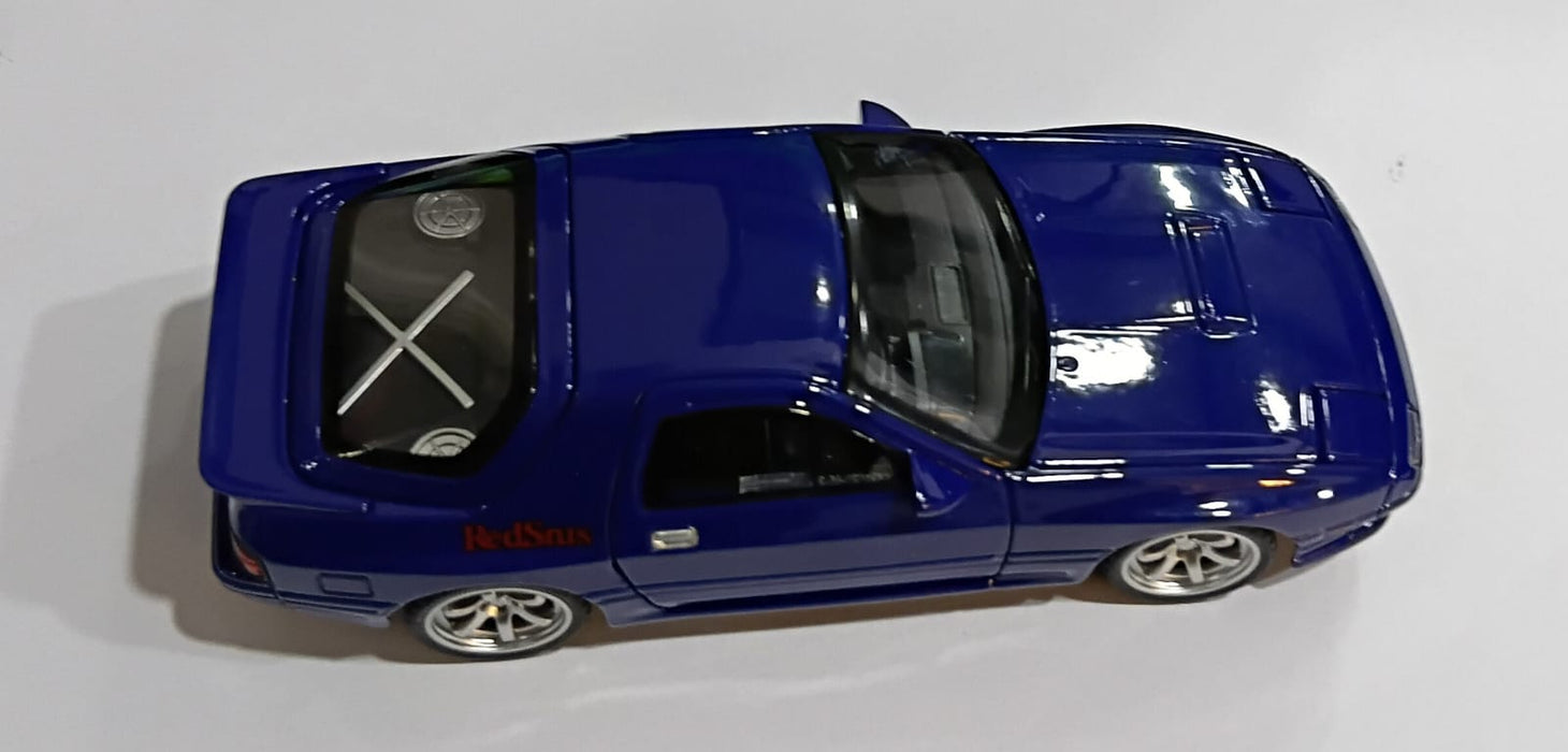 DIECAST MZADA RED SNIS  1:32 SCALE MODEL CAR BLUE (D21023)