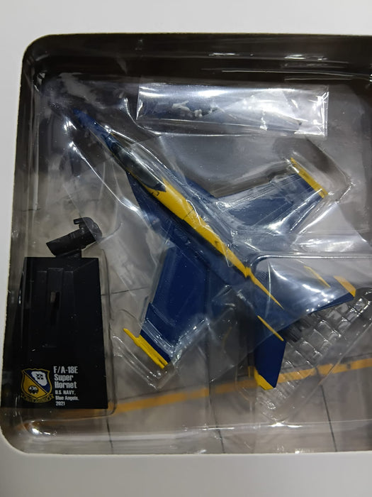 JC Wings F/A-18E Super Hornet Blue Angels 2021 Diecast Aircraft – 1/144 Scale U.S. Navy Collectible Model (JCW-144-F18-004)