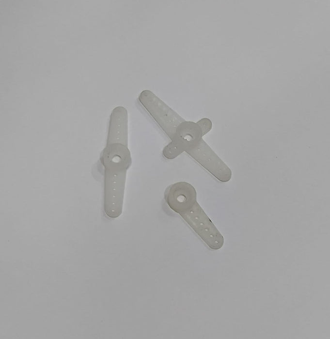 9G SG90  PLASTIC SERVO ARM WHITE (PACK OF 3)