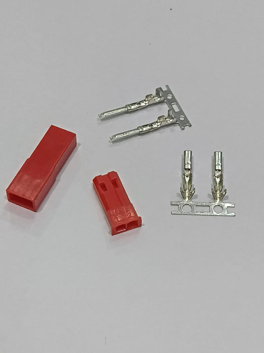 JST MALE & FEMALE CONNECTOR RED