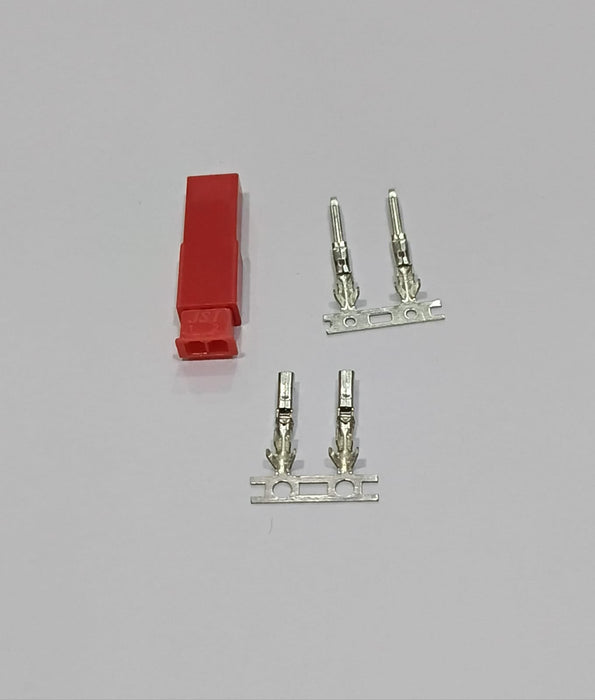 JST MALE & FEMALE CONNECTOR RED
