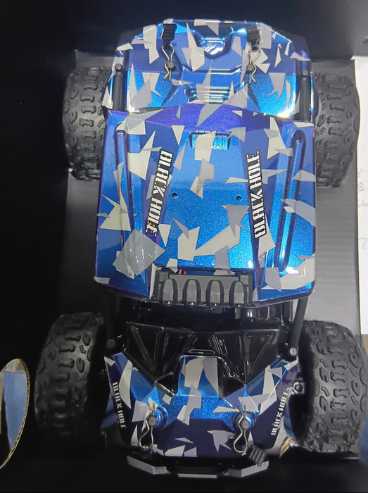 HOSPEED HS18332 BLACK HOLE 1/18 4WD 2.4G RC MONSTER TRUCK BLUE