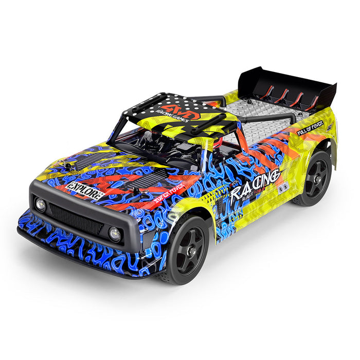 WLTOYS XK 124020 BRUSHLESS REMOTE CONTROL CAR 1:12 4WD 2.4G RTR RC DRIFT CAR YELLOW-BLUE