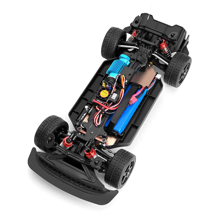 WLTOYS XK 124020 BRUSHLESS REMOTE CONTROL CAR 1:12 4WD 2.4G RTR RC DRIFT CAR YELLOW-BLUE