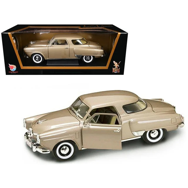 DIE CAST ROAD SIGNATURE 1950 STUDEBAKER CHAMPION  1/18 SCALE GOLD NO:92478