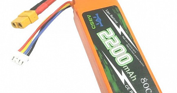 LIPO 11.1V 2200MAH 3S 80C ABSD BATTERY