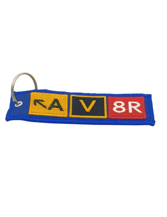 EMBROIDERED KEYRING  AV8R