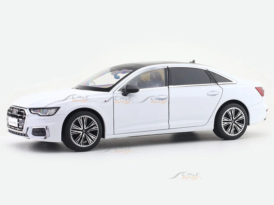 1:18 H1072 DIE CAST AUDI A6 L CAR MODEL WHITE