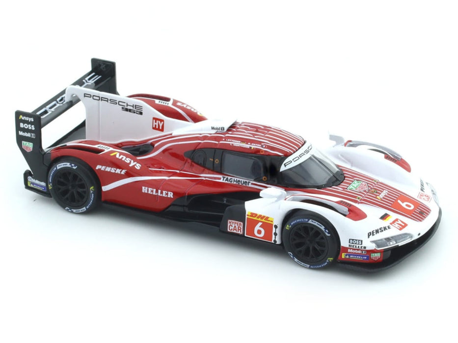 BBURAGO PORSCHE 963 RED 1/43 SCALE 18-38319