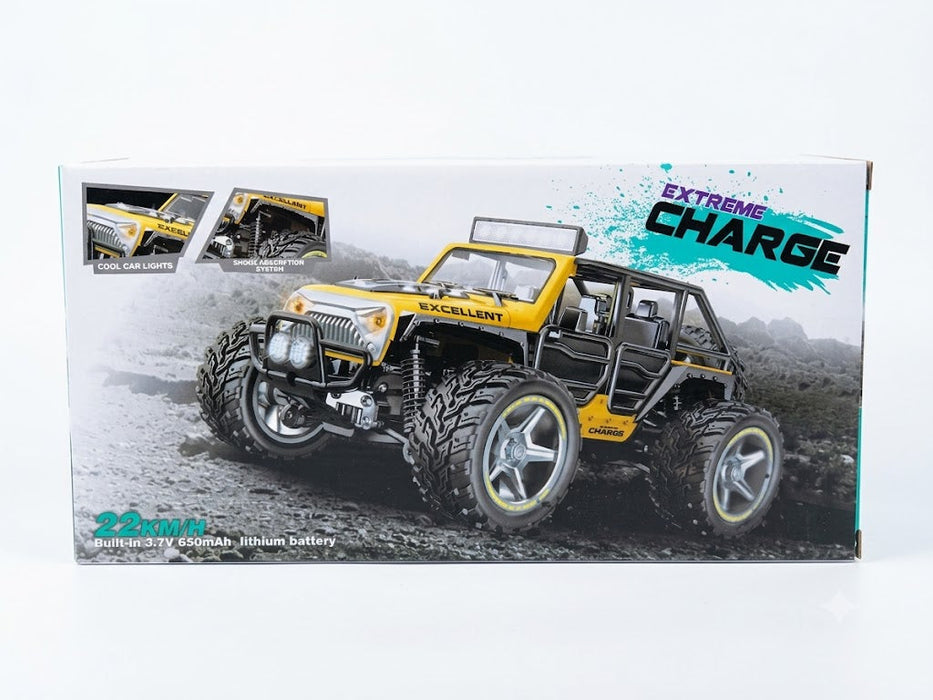 EXTREME CHARGE 22201 1/22 CAR 2WD RTR YELLOW