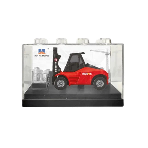 DIE CAST HUINA 1010 FORKLIFT 1/80 SCALE RED